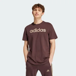 Essentials Single Jersey Linear Embroidered Logo Tee - Koszulki sportowe damskie - miniaturka - grafika 1