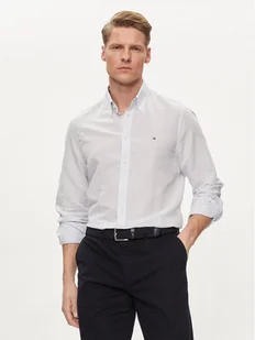 Tommy Hilfiger Koszula MW0MW34632 Błękitny Slim Fit - Koszule męskie - miniaturka - grafika 1