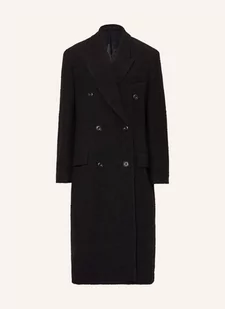 Acne Studios Płaszcz Wełniany schwarz - Płaszcze damskie - miniaturka - grafika 1