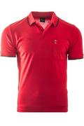 Koszulki męskie - koszulka polo YP202 - czerwona - Risardi - miniaturka - grafika 1