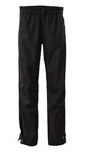 Spodnie damskie - Killtec Damskie spodnie przeciwdeszczowe z zamkiem błyskawicznym na całej długości, pakowane - KOS 18 WMN PNTS, czarne, 44, 38279-000 - grafika 1