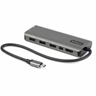 Stacje dokujące i replikatory portów - StarTech DKT31CMDPHPD stacja dokująca Przewodowa USB 3.2 Gen 1 (3.1 Gen 1) Type-C Czarny, Srebrny - miniaturka - grafika 1