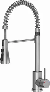Bateria ICEBERG PERA stal szczotkowana INOX  (BQPR8SSQ) - Baterie kuchenne - miniaturka - grafika 1