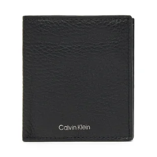 Duży Portfel Męski Calvin Klein Ck Leather Comp Trifold W C &Car LV04D1029G Czarny - Portfele - miniaturka - grafika 1