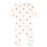 Śpiochy dla niemowląt - Petit Bateau Unisex Baby A0887 piżama z zamkiem błyskawicznym, biała pianka/wielokolorowa, 18 miesięcy, biały ptasie mleczko/wielokolorowe, 18 miesi?cy - miniaturka - grafika 1