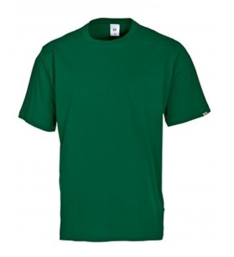 BP 1221-170-74-2XL koszulka unisex, rękaw 1/2, okrągły dekolt, długość 70 cm, 160,00 g/m², czysta bawełna, średni zielony, 2XL