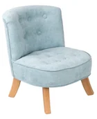 Stoliki dla dzieci - Fotelik dla dzieci somebunny błękitny welurowy - miniaturka - grafika 1