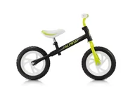 Rowerki biegowe - Alpina Bike Tornado czarny-zielony - miniaturka - grafika 1