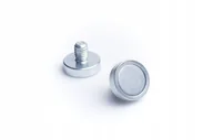 Magnesy - Neodymowy Uchwyt Magnetyczny 16x17 gwint zewnętrzny M6 komplet 10 sztuk - miniaturka - grafika 1