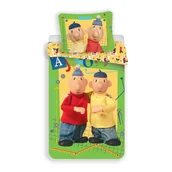 Pościel dla dzieci - Bawełniana dziecięca pościel jednoosobowa 140x200 cm Pat a Mat – Jerry Fabrics - miniaturka - grafika 1