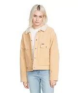 Kurtki damskie - Volcom Damska kurtka Weaton, orzech laskowy, XL, orzechowy, XL - miniaturka - grafika 1