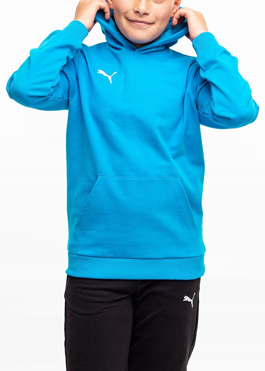 PUMA bluza dziecięca z kapturem sportowa hoodie dla dzieci Team Goal r. 128