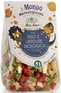 Lumarko Makaron (Ryżowy Trójkolorowy) Dla Dzieci Dinozaury Bezglutenowy Bio 250 G ! - Makaron - miniaturka - grafika 1