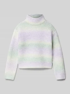 Sweter z dzianiny o kroju regular fit z cieniowaniem - Swetry dla dziewczynek - miniaturka - grafika 1