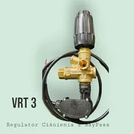 Akcesoria do myjek - Regulator Ciśnienia VRT3 G3/8"F 310bar 40l/min Bay-Pass z mikroprzełącznikiem i wyjściem na manometr - miniaturka - grafika 1