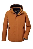 Kurtki męskie - killtec Męska kurtka funkcyjna/kurtka outdoorowa z odpinanym kapturem KOW 4 MN JCKT, wypalana pomarańcza, 4XL, 41843-000 - miniaturka - grafika 1