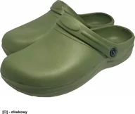 Obuwie robocze - R.E.I.S. BCLAB - klapki wykonane z tworzywa EVA pianka - oliwkowy 43 - miniaturka - grafika 1