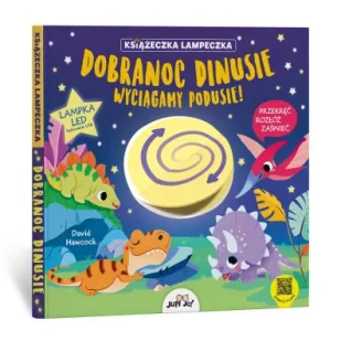 Dobranoc dinusie wyciągamy podusie! - Książki edukacyjne - miniaturka - grafika 1