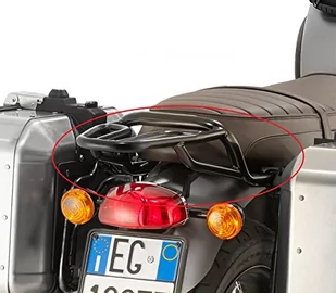 Givi SR6410 bagażnik Topcase do walizki Monokey lub Monolok, czarny, 40 - Kufry i sakwy motocyklowe - miniaturka - grafika 1