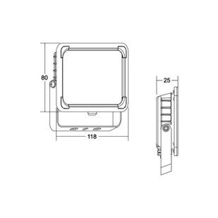 Naświetlacz LED BRUMBERG Neo Mini, szerokość 11,5 cm 4000K - Oświetlenie warsztatowe - miniaturka - grafika 1