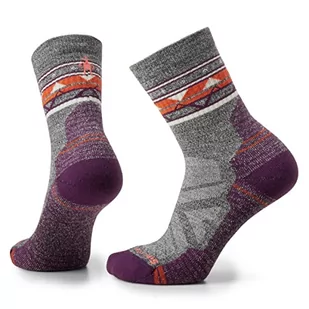 Smartwool Damskie skarpety trekkingowe Light Cushion Zig Zag Valley Mid Crew - Skarpetki damskie - miniaturka - grafika 1