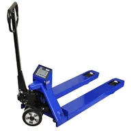 Wózki magazynowe - KPZ 71-9 2200kg, 1kg, 800mm (719SJ0082200) - wózek paletowy z wagą, widły 800mm - miniaturka - grafika 1