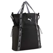 Torby sportowe - Torba Puma 09078101 AT ESS TOTE Czarna - miniaturka - grafika 1