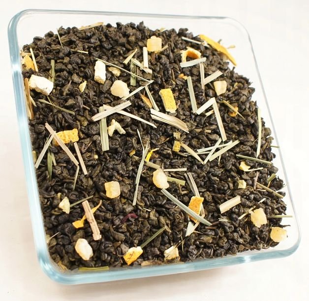 Herbata zielona CYTRYNOWA Temple of Hunan 50g