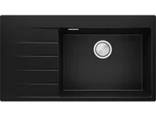 Zlewozmywaki - Zlewozmywak kuchenny granitowy jednokomorowy z dużym ociekaczem i dużą komorą XXL Sydney 900-60 Supreme MT9KM-X0#Z - miniaturka - grafika 1