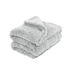 Szary pluszowy koc Tiseco Home Studio Teddy, 130x170 cm - Koce - miniaturka - grafika 1