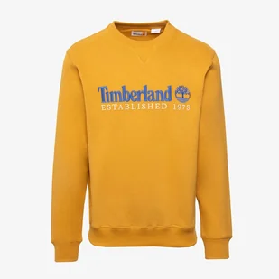 TIMBERLAND BLUZA EMBROIDERY LOGO BRUSH BACK CREW NECK - Timberland - Bluzy męskie - miniaturka - grafika 1