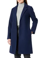Kurtki damskie - ONLY Kurtka damska ONLEMMA Coatigan OTW Coat, niebieski morski / szczegóły: SOLID, XS (2 sztuki) - miniaturka - grafika 1