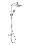 Zestawy prysznicowe - Hansgrohe Vernis Shape - Zestaw prysznicowy Showerpipe 230 z termostatem, chrom 26286000 - miniaturka - grafika 1