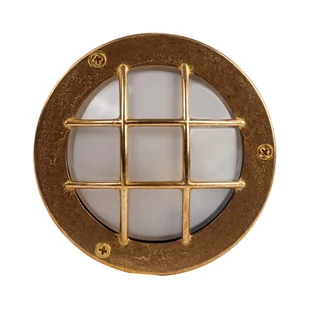 Kinkiet hermetyczny ALVERI G9 IP64 - mosiężny - Lampy ścienne - miniaturka - grafika 1