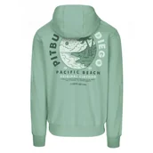 Odzież taktyczna i umundurowanie - PITBULL BLUZA ROZPINANA z kapturem Tricot Terry 280 Planet Surf '25 - Jasnomiętowa - miniaturka - grafika 1