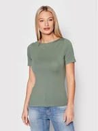 Koszulki i topy damskie - Vero Moda T-Shirt Panda 10231753 Zielony Regular Fit - miniaturka - grafika 1