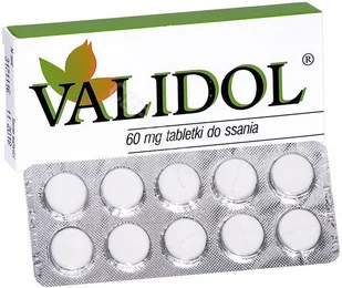 FARMAK Validol 60 mg x 10 tabl sprzedajemy wyłącznie do odbioru osobistego - Układ nerwowy - miniaturka - grafika 1
