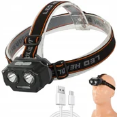 Latarki - LATARKA CZOŁOWA CZOŁÓWKA LED XHP30 SMD AKUMUALTOR - miniaturka - grafika 1