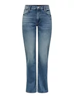 Spodnie damskie - Pieces Dżinsy "Elan" - Regular fit - w kolorze niebieskim - miniaturka - grafika 1