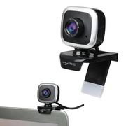Kamery internetowe - Strado Kamera internetowa WebCam A849 z mikrofonem (Srebrna) DNWEBCAMA849 - miniaturka - grafika 1