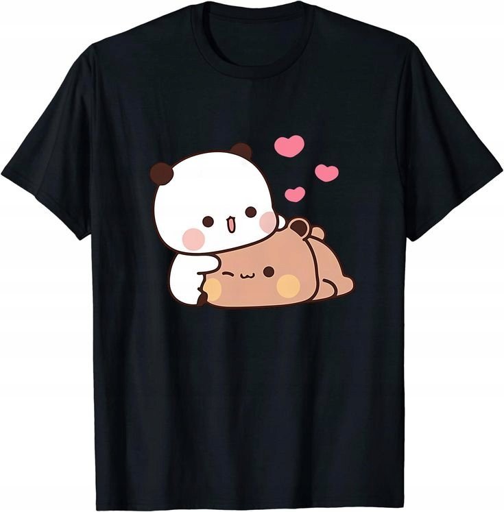 KOSZULKA ŚMIESZNA T-SHIRT Z NADRUKIEM NA WALENTYNKI BUBU DUDU MISIE r. L 34