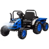 Pojazdy elektryczne dla dzieci - Traktor dla dziecka MILLY MALLY + Przyczepa Farmer Niebieski - miniaturka - grafika 1