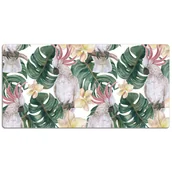 Podkładki na biurko - Duża podkładka na biurko Tropikalne papugi 120x60cm, Dywanomat - miniaturka - grafika 1