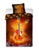 Pościel dla dzieci - Faro Pościel młodzieżowa 160X200cm Gitara - miniaturka - grafika 1
