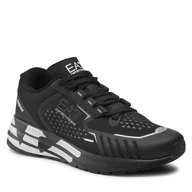 Sneakersy damskie - Emporio Armani Sneakersy EA7 X8X094 XK239 A120 Black/White - miniaturka - grafika 1