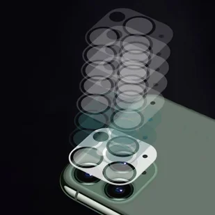 Full Camera Tempered Glass szkło hartowane 9H na cały aparat kamerę iPhone 11 - Szkła hartowane na telefon - miniaturka - grafika 5