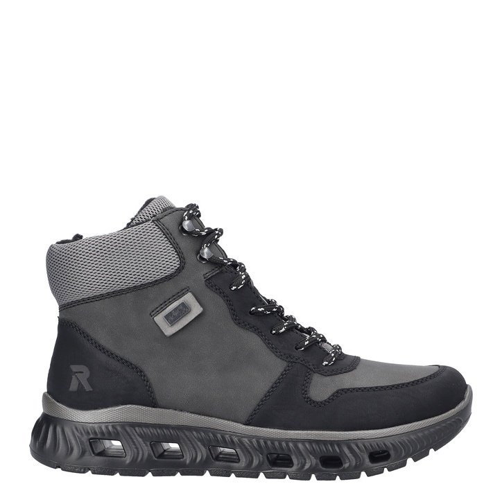 Rieker Trzewiki Damskie Czarne M6023-45-BLACK r.39
