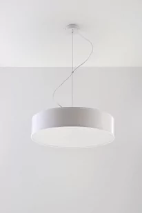 Sollux Lighting Lampa Wisząca Arena biała duża - SL.0120 - Lampy sufitowe - miniaturka - grafika 1