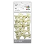 Zabawki kreatywne - Kokardki jutowe samoprzylepne beżowe 33x25mm 10szt - Titanum - miniaturka - grafika 1