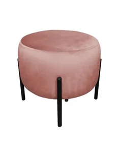 Pufa WILFRED MG VELVET różowa - POLECA nas aż 98% klientów - ZAMÓW (91 822 80 56) - Fotele i pufy dla dzieci - miniaturka - grafika 1